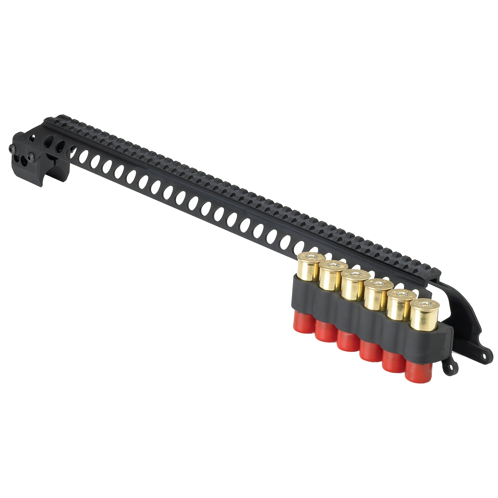 Mesa Tactical 6 SureShell Saddle 12 Gauge 20" Rail Fits Remington 870 Blk 92130 - California Shooting Supplies