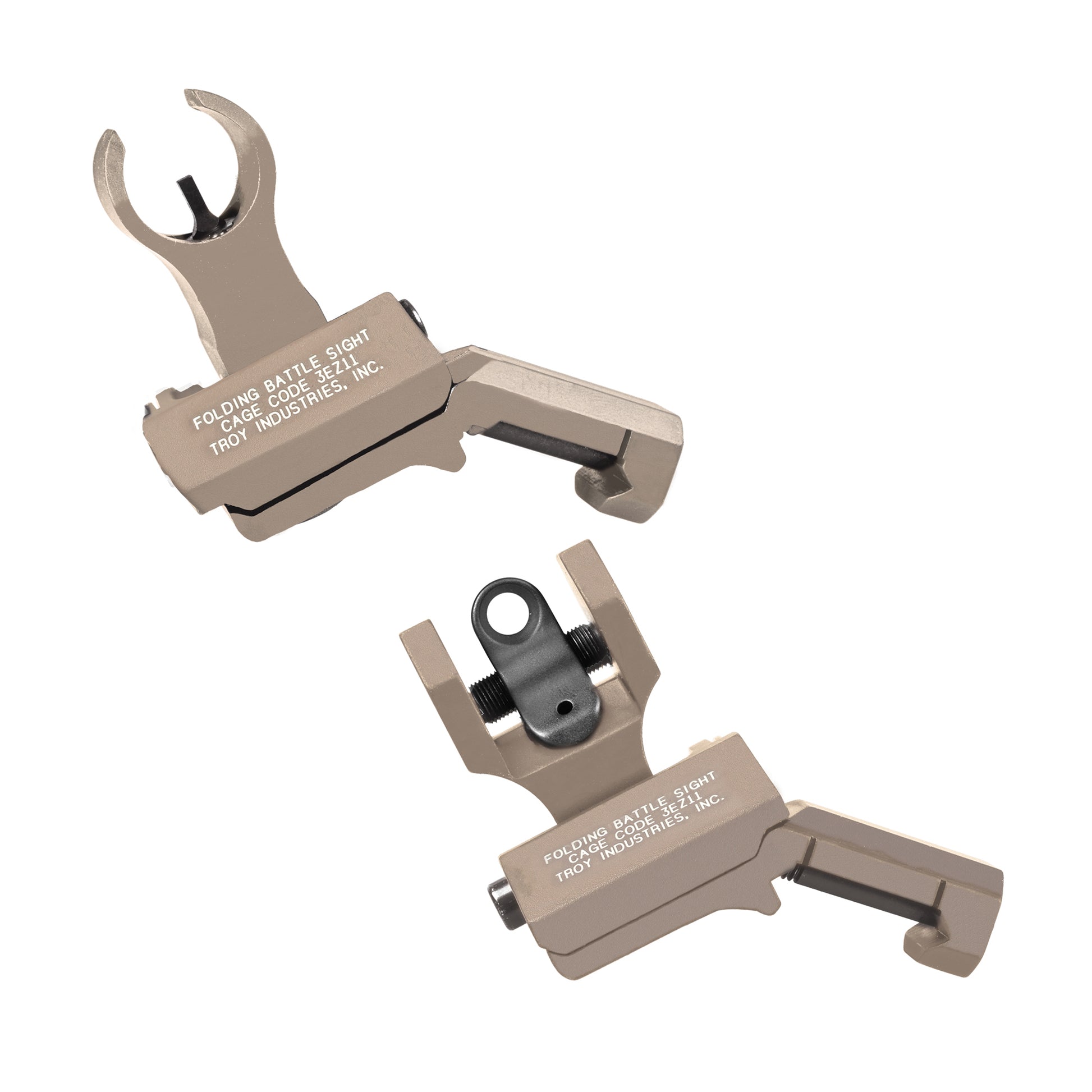 Troy 45 Degree Battle Sight Fits Picatinny FDE HK Front Sight SSIG-45S-HRFT-00 - California Shooting Supplies