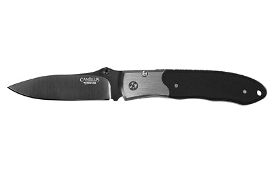 Camillus Pristine 3" Folding Knife Plain Edge Blk Titanium Black 6.75 CAM-18671 - California Shooting Supplies