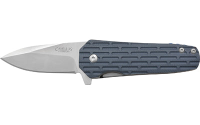 Camillus Wedge 2" Folding Knife Plain Edge Blue Fiberglass Handle Steel CAM19399 - California Shooting Supplies