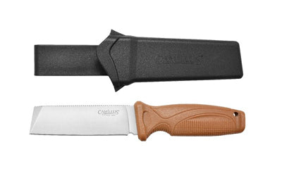 Camillus Swedge 4.3" Fixed Blade Knife Plain Edge Tan 8.5 Overall CAM-19627 - California Shooting Supplies