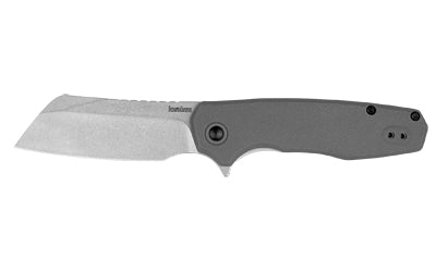 Kershaw WHARF 2.8" Folding Knife Assisted Opening Plain Edge Silver Gray 1414 - California Shooting Supplies