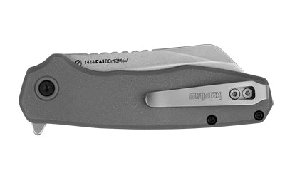 Kershaw WHARF 2.8" Folding Knife Assisted Opening Plain Edge Silver Gray 1414 - California Shooting Supplies