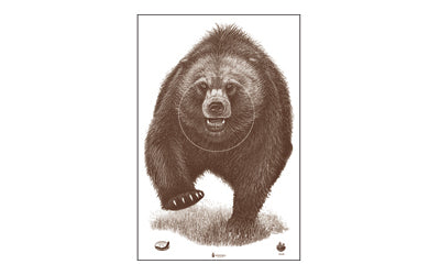 Action Target Alaska State Parks Bear Target 23x35 100 Pack ASP-BB-100 - California Shooting Supplies