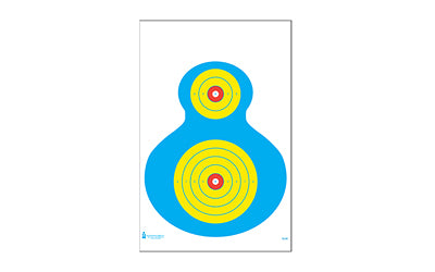 Action Target High Vis Fluorescent Silhouette Target 19x25 100 Pack PR-WB1-100 - California Shooting Supplies