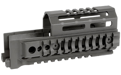 Midwest Industries Alpha 6" Quad Rail Handguard Fits AKs Blk MIAKALPHAQR-6 - California Shooting Supplies