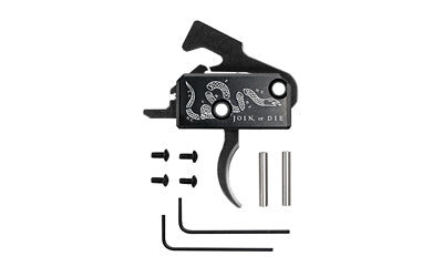 Rise Armament Super Sporting Trigger Join or Die Curved Trigger Black RA140-JOD - California Shooting Supplies