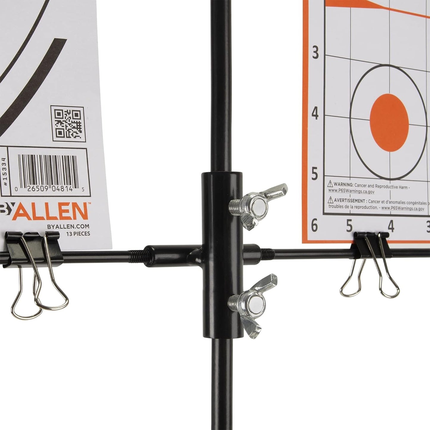 Allen EZ-Aim Paper Takedown Target Stand Holder up to 14-inches wide Black 15295 - California Shooting Supplies