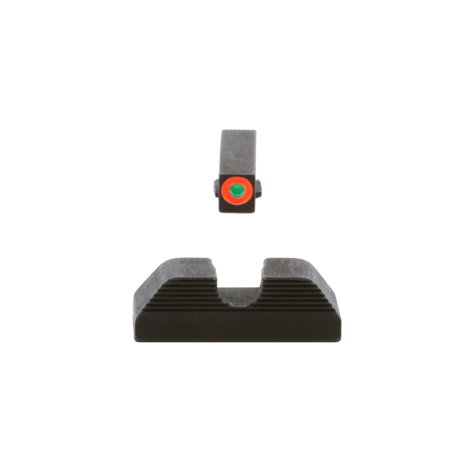 AmeriGlo Sight Fits Glock 17/19 Green Tritium Orange Round Notch Rear GL-353 - California Shooting Supplies