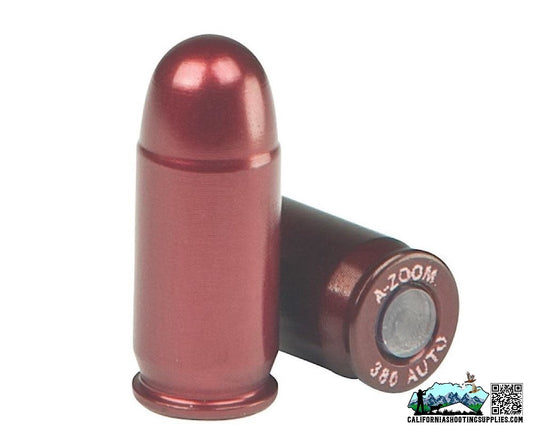 A-Zoom Snap Caps safety training 380 ACP 5 Pack solid aluminum 15113 - California Shooting Supplies