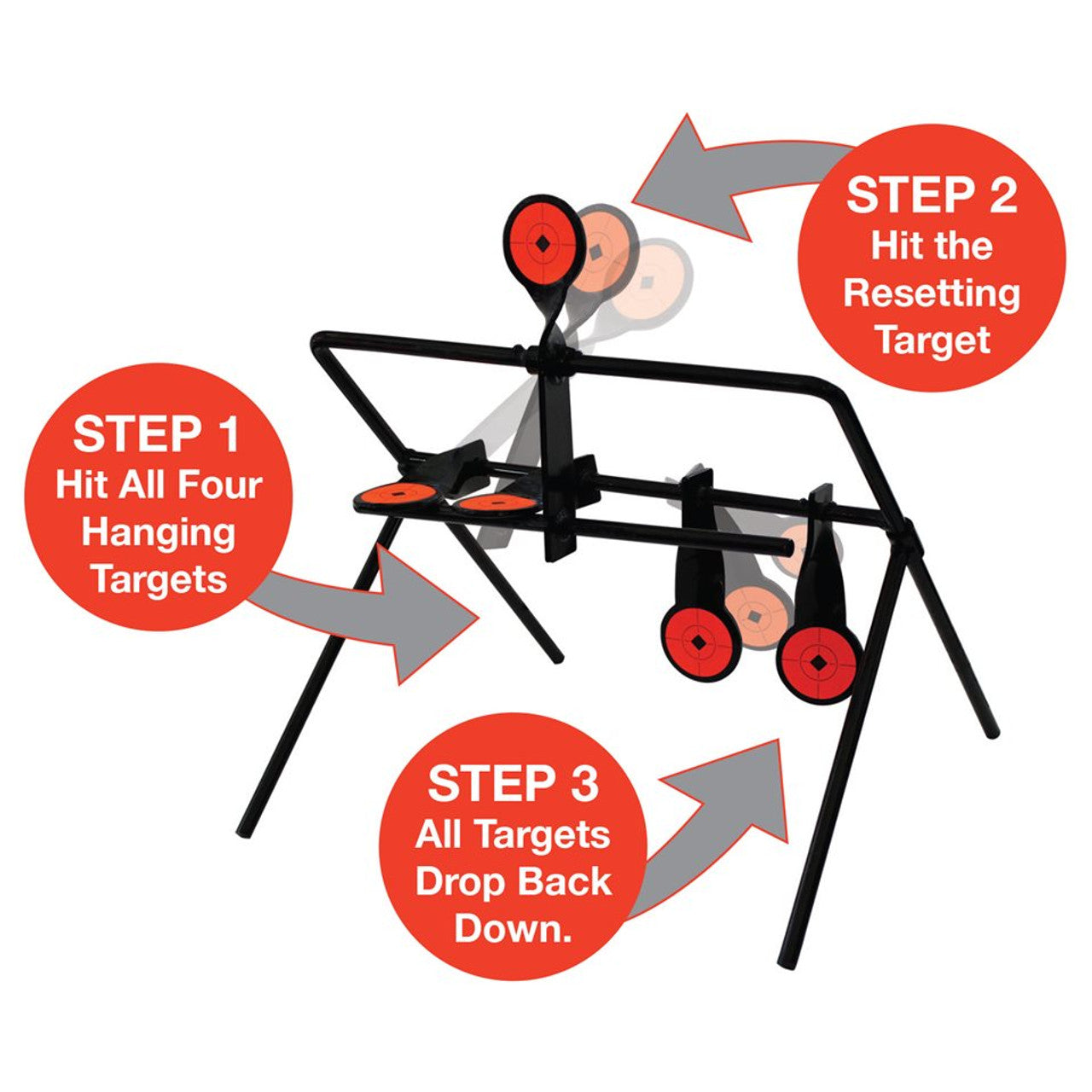 Birchwood Casey World of Targets Gallery Resetting Target For Airguns BC-47017 - California Shooting Supplies