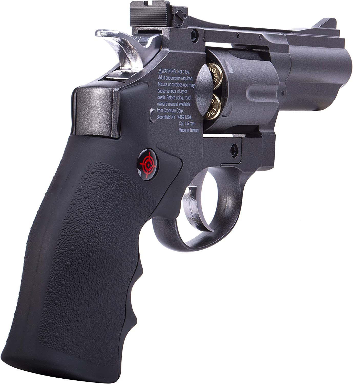 Crosman Duel Full Metal Snub Nose Revolver .177BB/Pellet 6-Shot 400FPS SNR357 - California Shooting Supplies