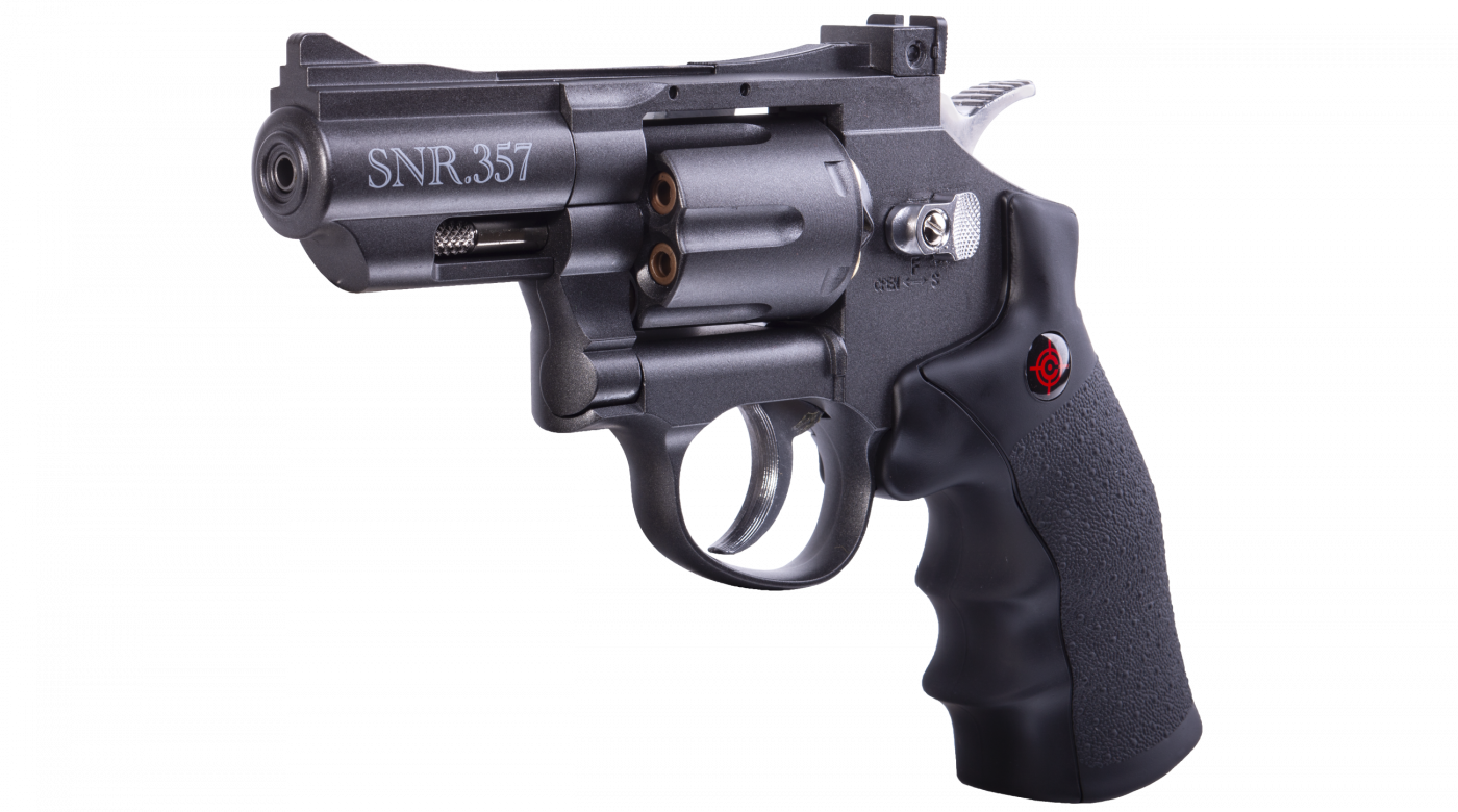 Crosman Duel Full Metal Snub Nose Revolver .177BB/Pellet 6-Shot 400FPS SNR357 - California Shooting Supplies