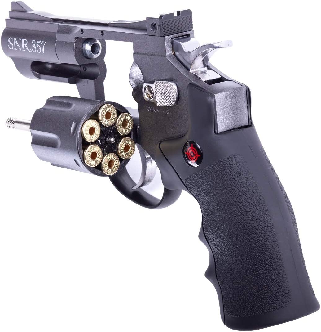 Crosman Duel Full Metal Snub Nose Revolver .177BB/Pellet 6-Shot 400FPS SNR357 - California Shooting Supplies