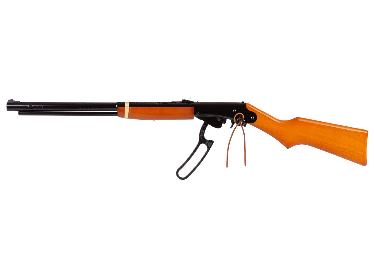 Daisy Model 1938 Red Ryder .177 BB Gun Black Wood Lever Action 280 FPS 991938803 - California Shooting Supplies