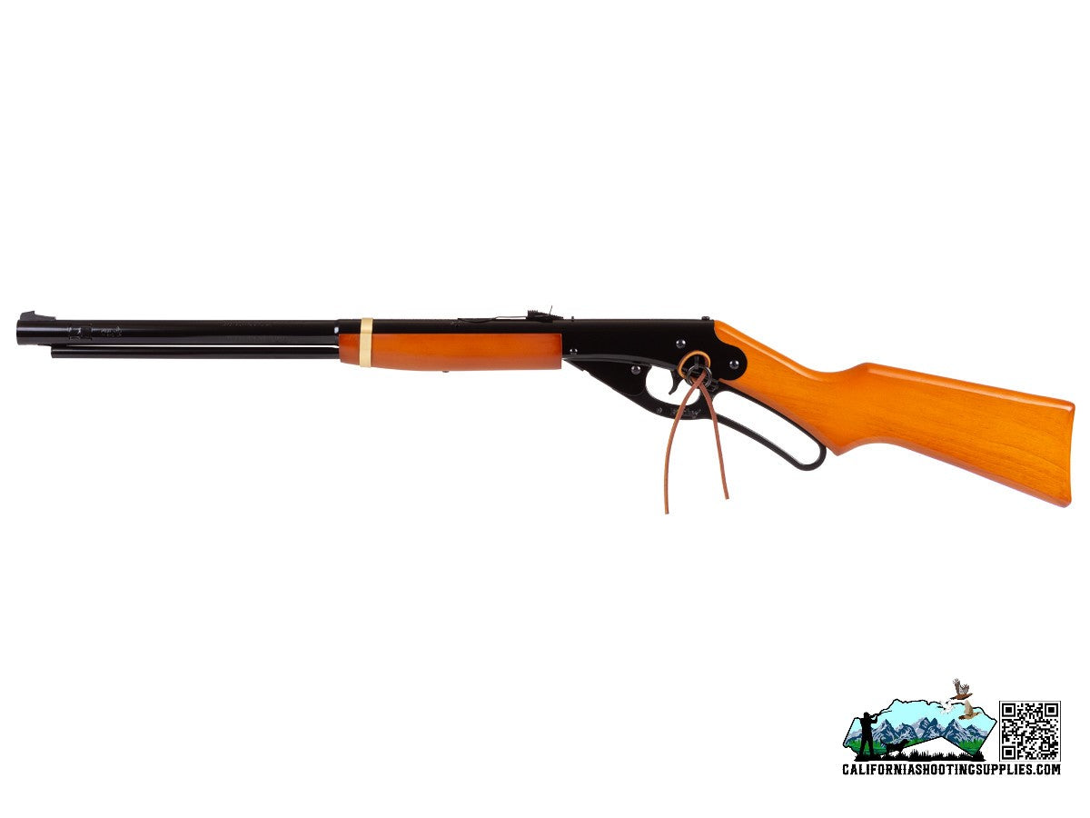 Daisy Model 1938 Red Ryder .177 BB Gun Black Wood Lever Action 280 FPS 991938803 - California Shooting Supplies