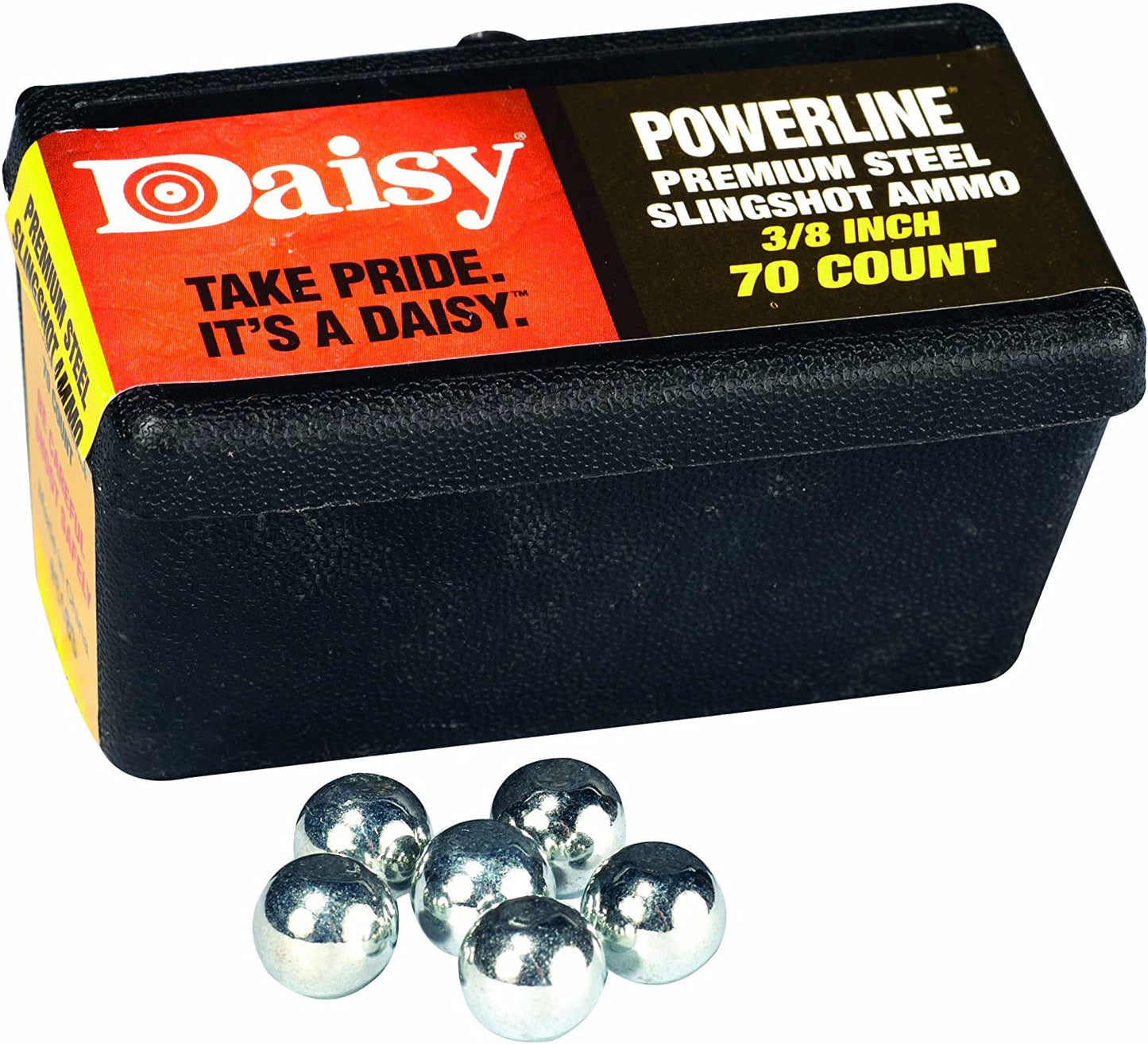 Daisy Steel Slingshot Ammo 3/8 70 Per Pack Poly Bag 988183-446 - California Shooting Supplies