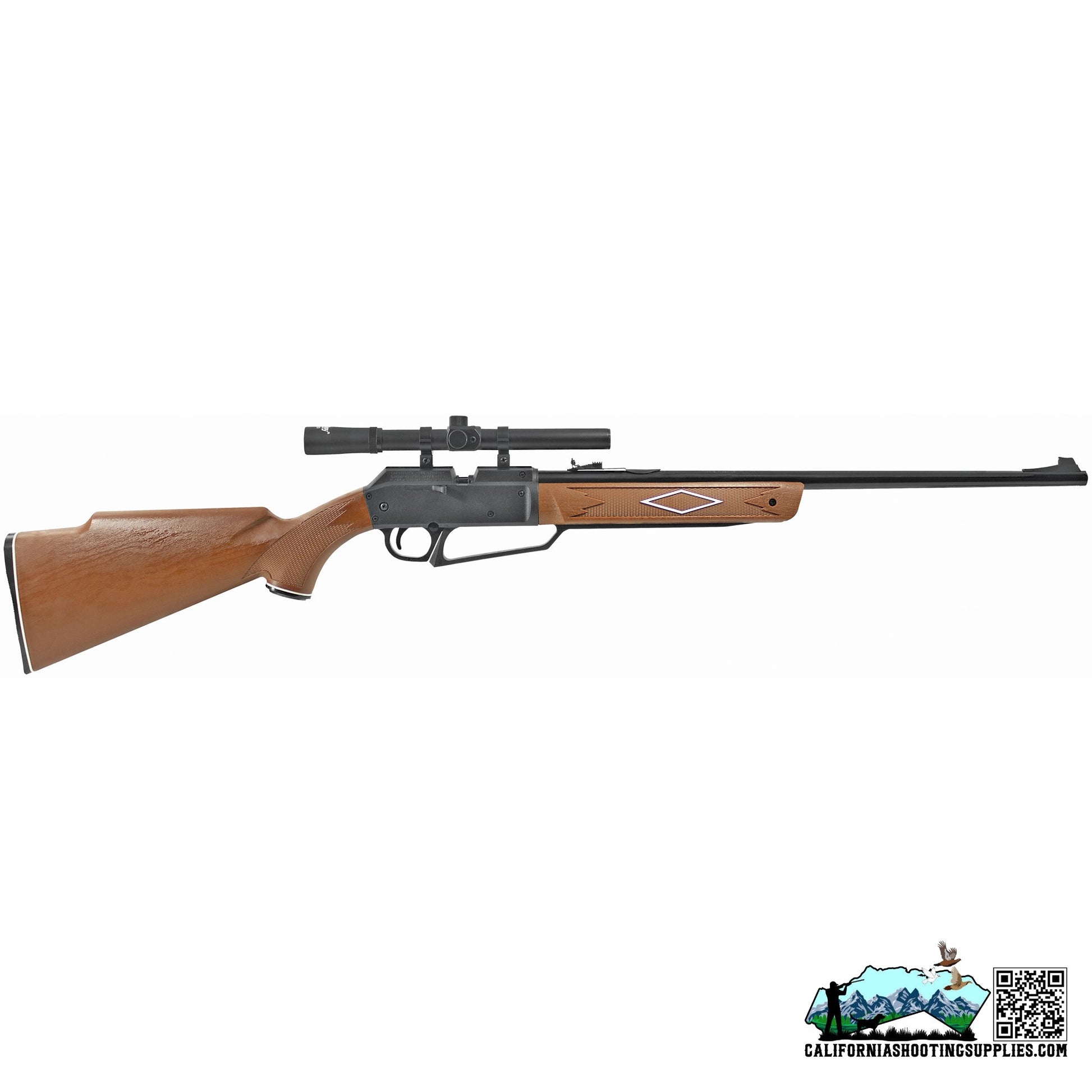 Daisy Powerline 880 w/ Scope Air Rifle .177 Pellet/BB 800 FPS Black 992880-603 - California Shooting Supplies