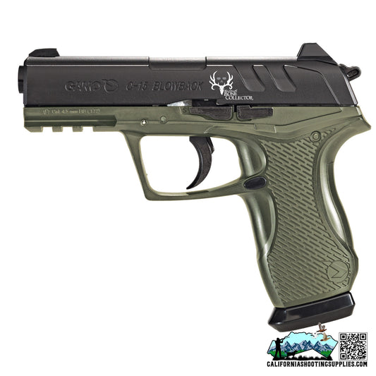 Gamo C-15 Bone Collector Blowback .177 BB/ Pellet Pistol Green 450 FPS 611139354 - California Shooting Supplies