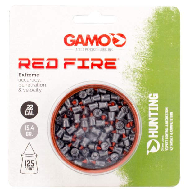 Gamo Red Fire Pellets 22 Pellets diamond shaped 125/Pack 632270454 - California Shooting Supplies