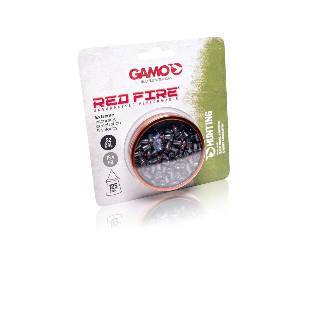 Gamo Red Fire Pellets 22 Pellets diamond shaped 125/Pack 632270454 - California Shooting Supplies