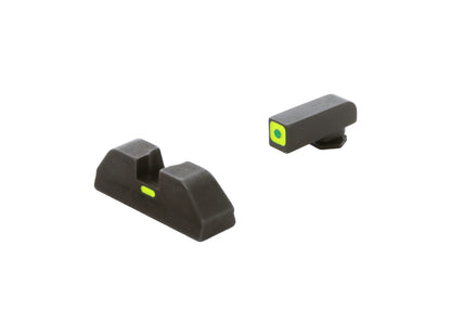 AmeriGlo CAP Sight for Glock 17/19 Green Tritium Horizontal Center Line GL-614 - California Shooting Supplies