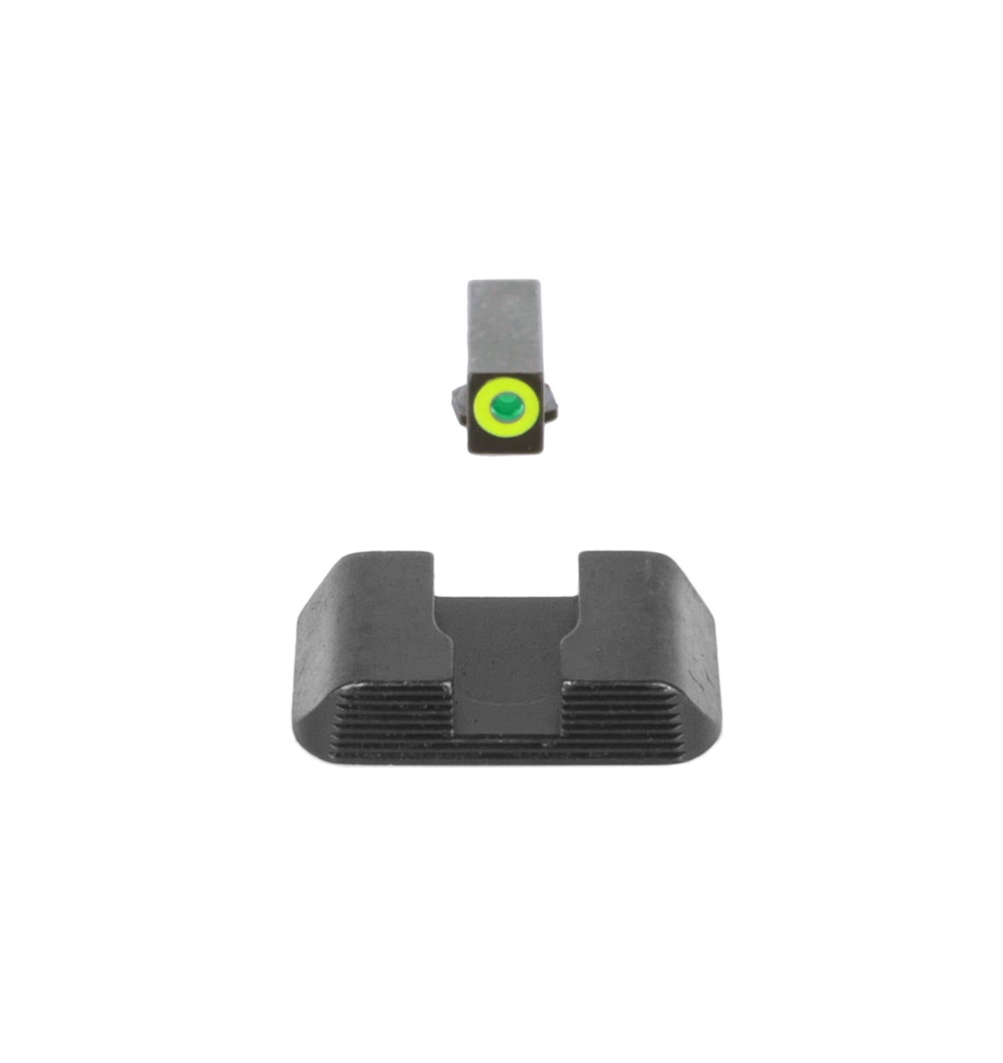 AmeriGlo Protector Sight Fits Glock 17/19 Green Tritium Serrated Rear GL-701 - California Shooting Supplies