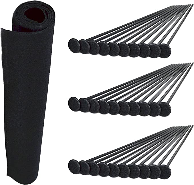 Gun Storage Solutions Rifle Rod 20 pack starter kit fabric size 15x30 RR20SK - California Shooting Supplies