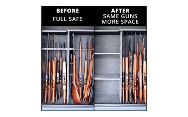 Gun Storage Solutions Rifle Rod 20 pack starter kit fabric size 15x30 RR20SK - California Shooting Supplies