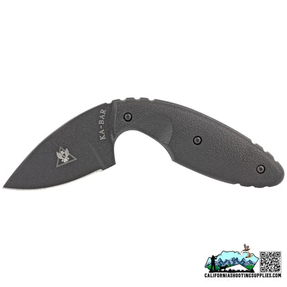 KABAR TDI Law Enforcement 2.3 Fixed Blade Knife Drop Point Plain Edge Black 1480 - California Shooting Supplies