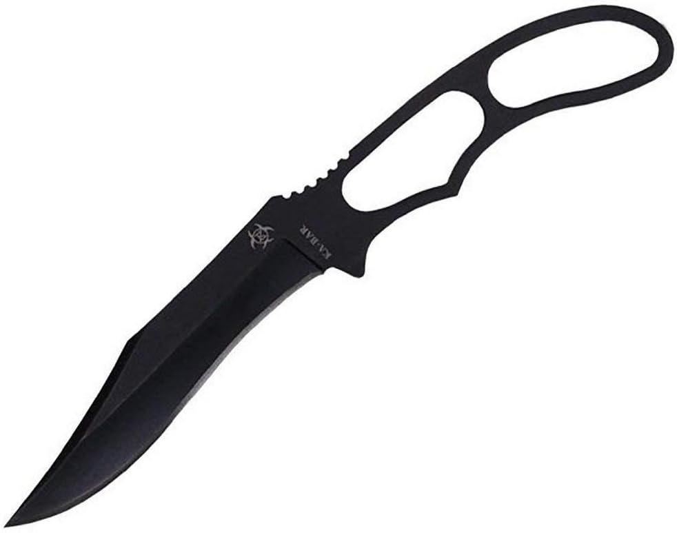 KABAR Acheron Skeleton Fixed Blade Knife 3.1" Blade 6.3" Plain Edge Steel 5699BP - California Shooting Supplies