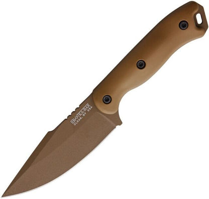 KABAR Becker Harpoon Fixed Blade Knife 4" Blade 9" Bronze Plain Edge Steel BK18 - California Shooting Supplies