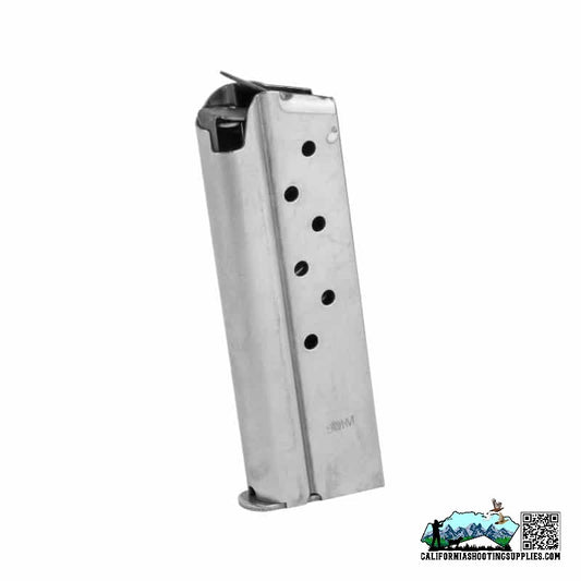 Ed Brown Magazine 9MM 8 Round Fits 1911 Officer Model 2 Bases Stainless 849-OF - California Shooting Supplies