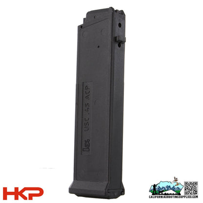 HK Magazine 45 ACP 10 Rounds Fits H&K USC 45 Black 219486S