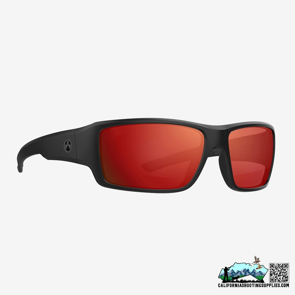 Magpul Industries Ascent Eyewear Polarized Black Gray Red MAG1132-1-001-1140 - California Shooting Supplies