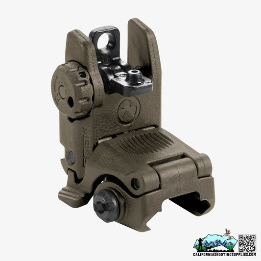 Magpul Industries MBUS BackUp Rear Sight G2 Fits Picatinny ODG MAG248-ODG - California Shooting Supplies