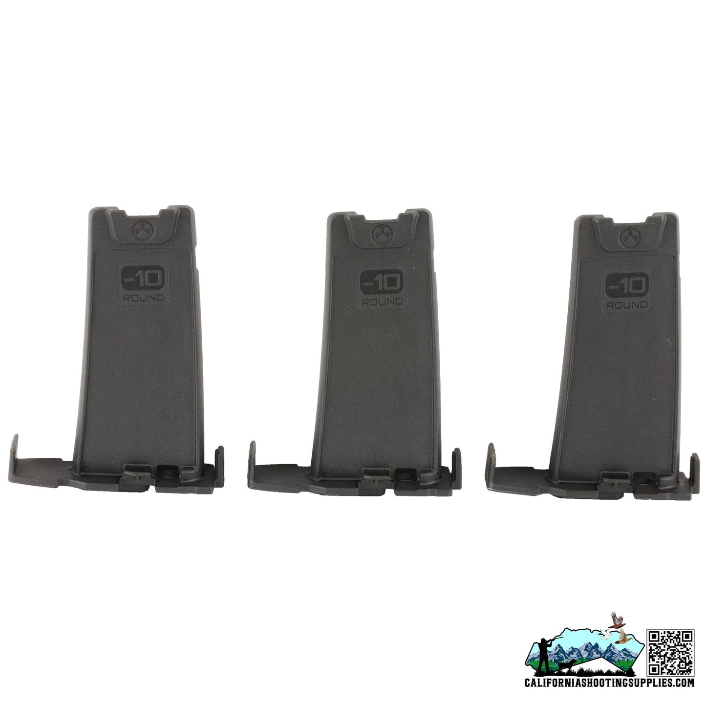 Magpul Industries Minus 10 Round Limiter Fits 223/556 PMAG AR/M4 3-Pk MAG286-BLK - California Shooting Supplies