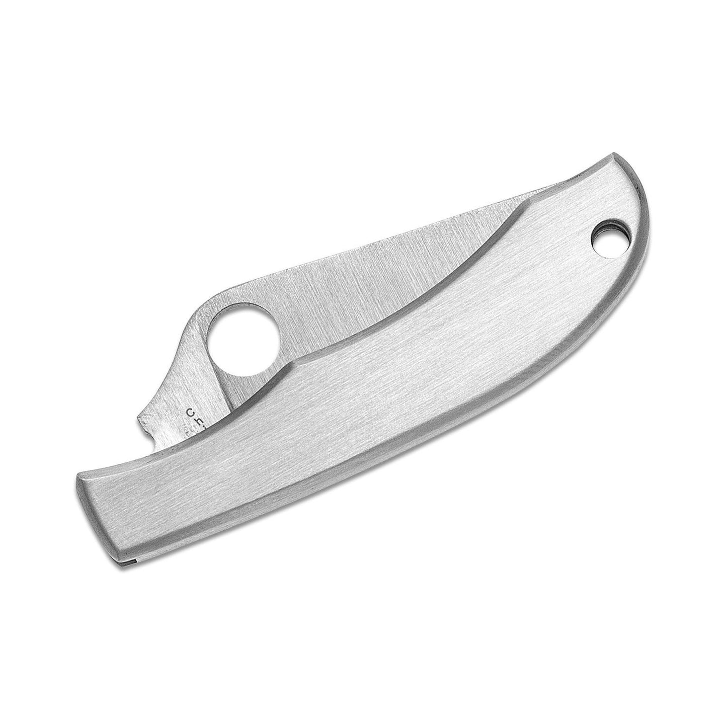 Spyderco HoneyBee Folding Knife Plain Edge Stainless Steel Silver Finish C137P