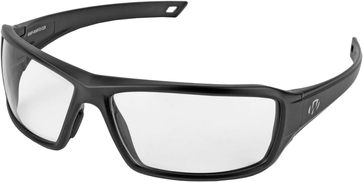 Walker's IKON Forge Full Frame Shooting Glasses Black Clear Lens GWP-IKNFF2-CLR - California Shooting Supplies