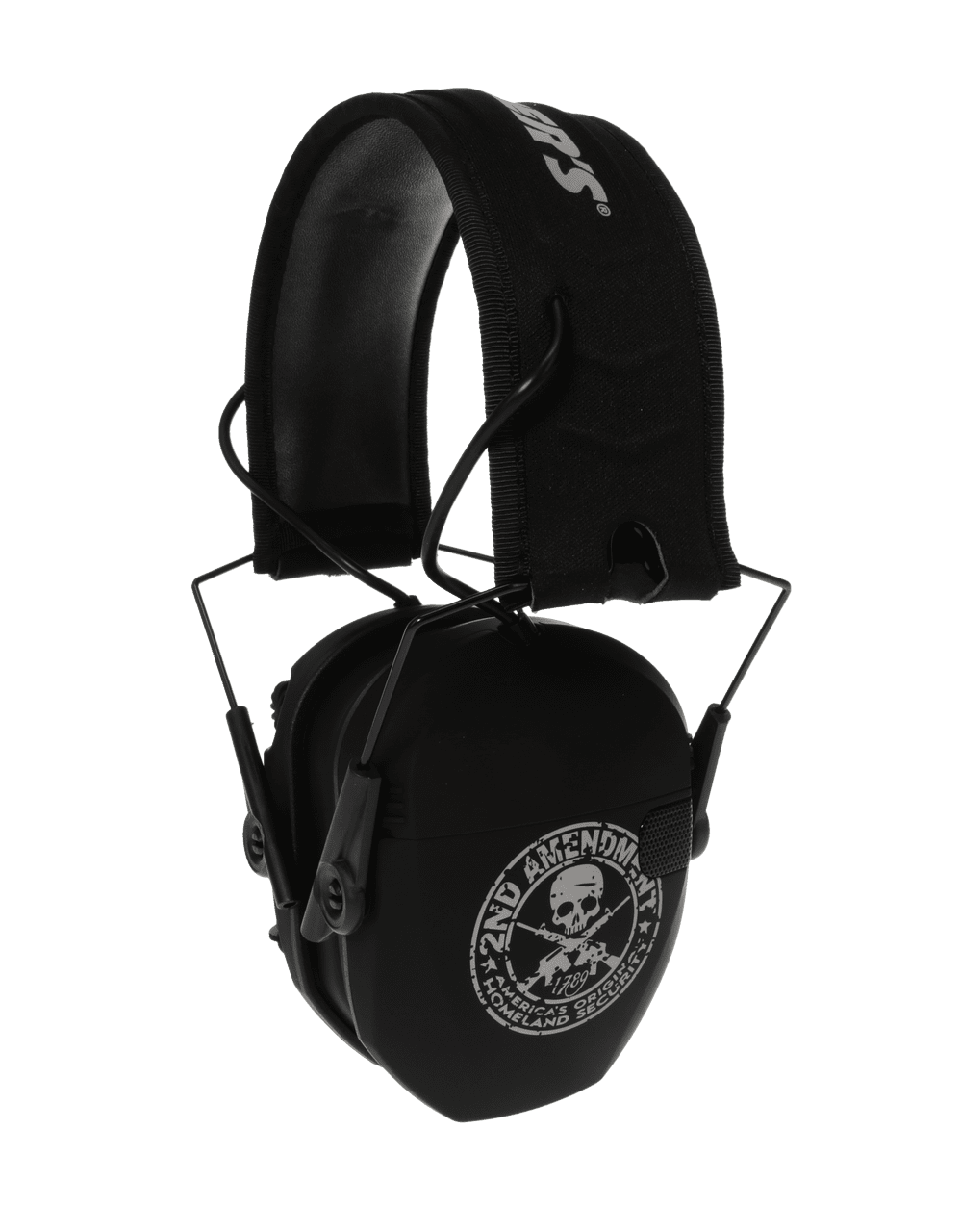 Walker's Razor Freedom Slim Hi-Def Electronic Earmuff 2A Logo GWP-RSEMFS-2A - California Shooting Supplies