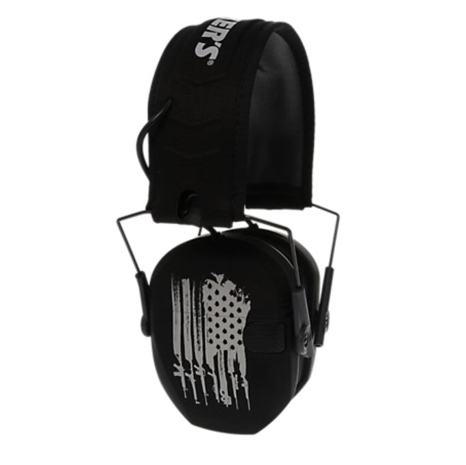 Walker's Razor Freedom Slim Hi-Def Electronic Earmuff US Flag GWP-RSEMFS-FLG - Walker's - California Shooting Supplies