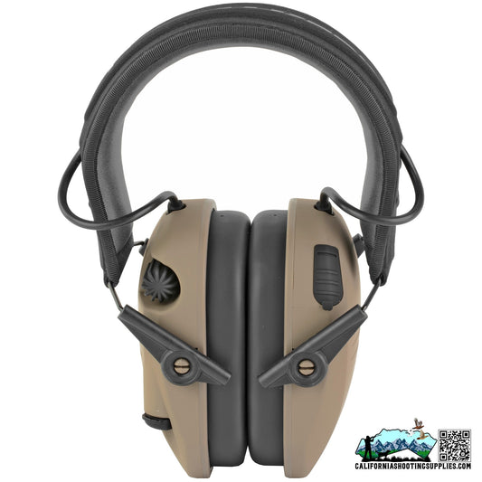 Walker's Razor Electronic Earmuff Shooting Protection FDE GWP-RSEMRC-FDE - California Shooting Supplies