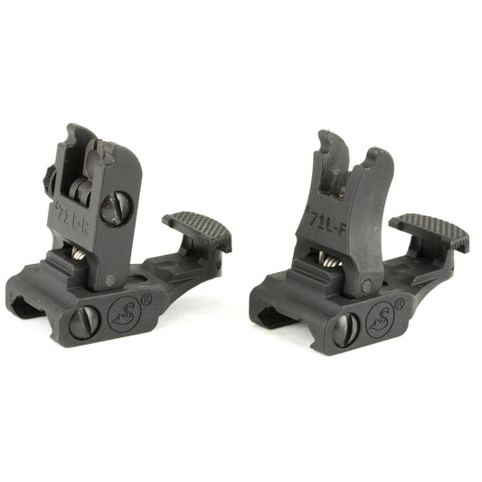 ARMS Inc Sight Fits Picatinny Polymer Front and Rear Folding Black 71LF-R - California Shooting Supplies