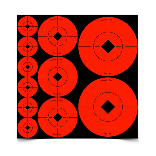 Birchwood Casey Target Spots Assortment Round 60-1" 30-2" 10-3" Targets BC-33928 - California Shooting Supplies