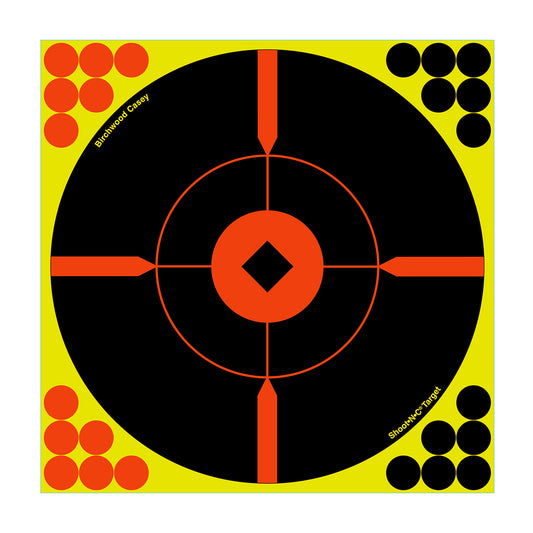 Birchwood Casey Shoot-N-C Target 12" Round Crosshair Bullseye 5 Targets BC-34015 - California Shooting Supplies