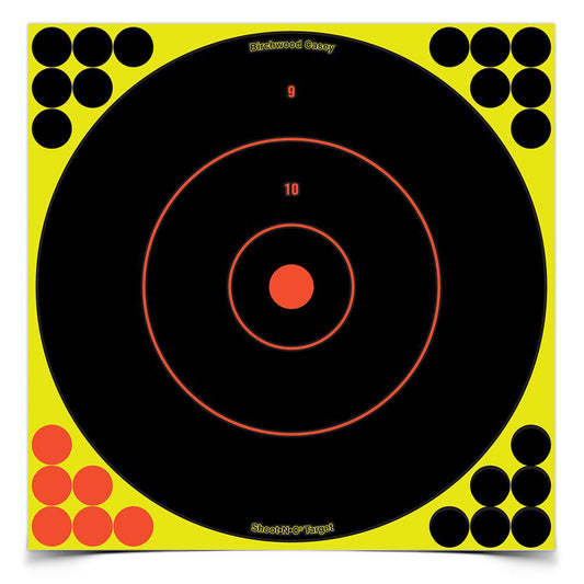 Birchwood Casey Shoot-N-C Target 12" Round Bullseye 12 Targets BC-34022 - California Shooting Supplies