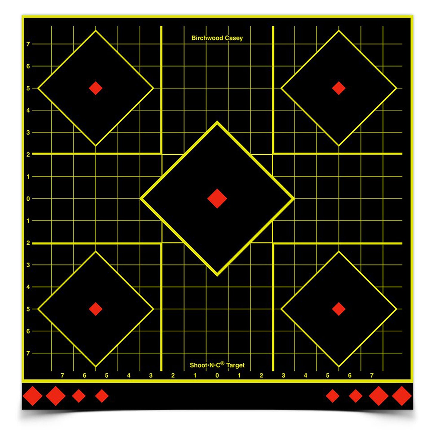 Birchwood Casey Shoot-N-C Target Sight-In 17" 5 Targets BC-34175 - California Shooting Supplies