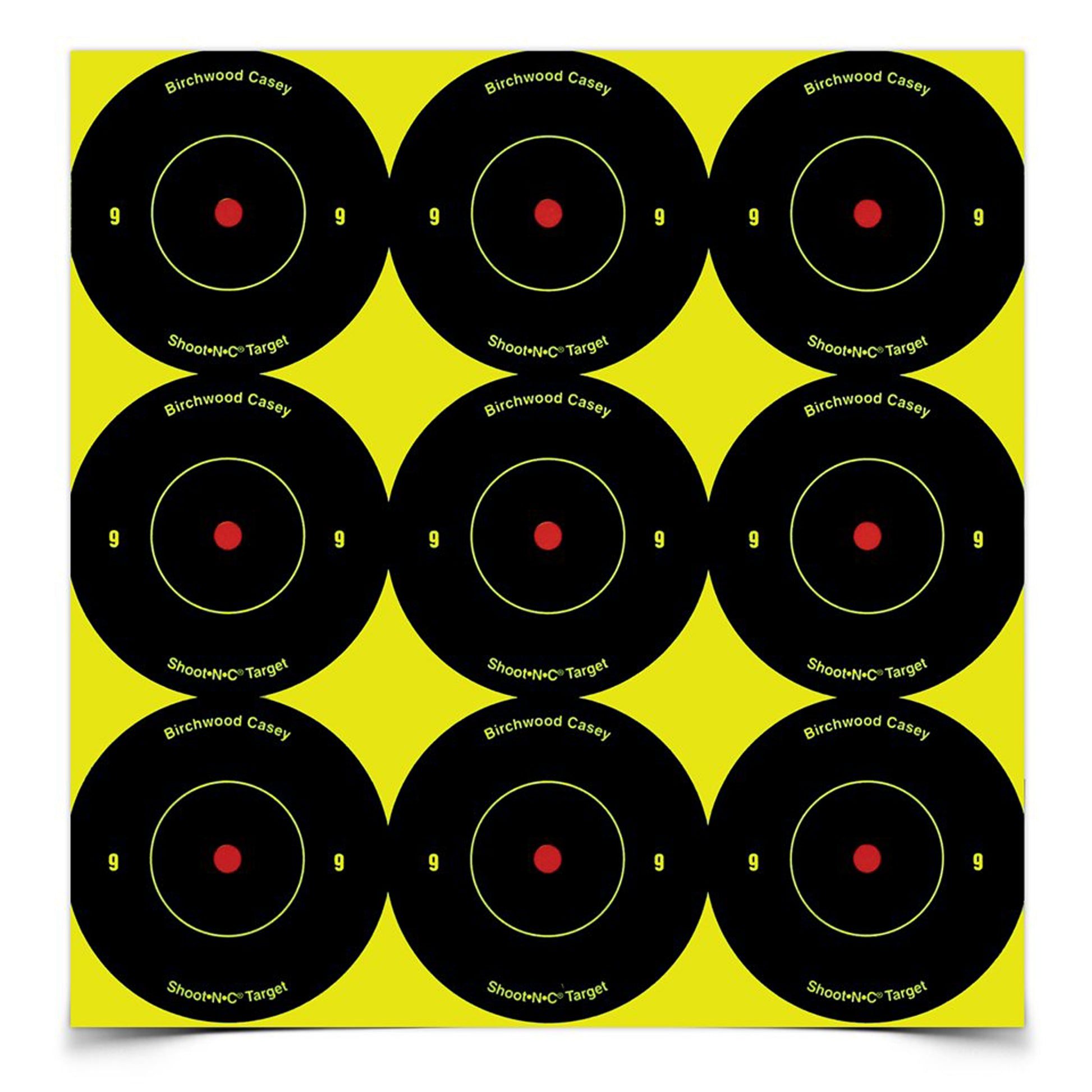 Birchwood Casey Shoot-N-C Target Round Bullseye 2" 108 Pack BC-34210 - California Shooting Supplies