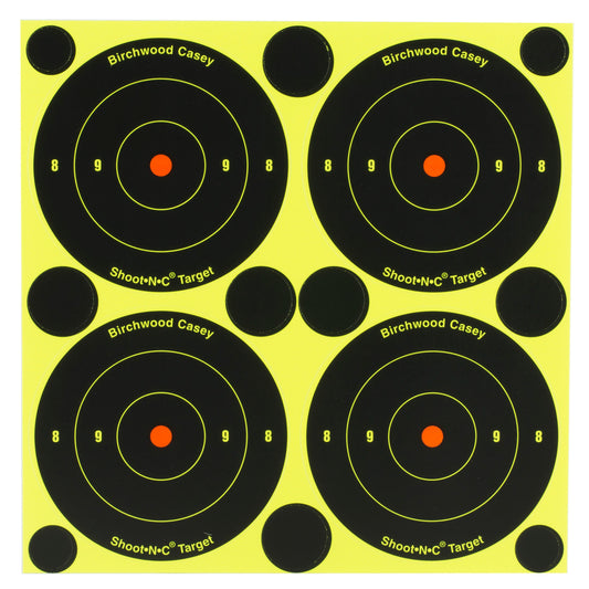 Birchwood Casey Shoot-N-C Target Round Bullseye 3" 48 Pack BC-34315 - California Shooting Supplies