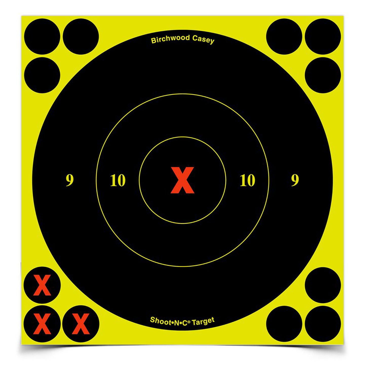 Birchwood Casey Shoot-N-C Target Round X-Bullseye 6" 60 Targets BC-34560 - California Shooting Supplies